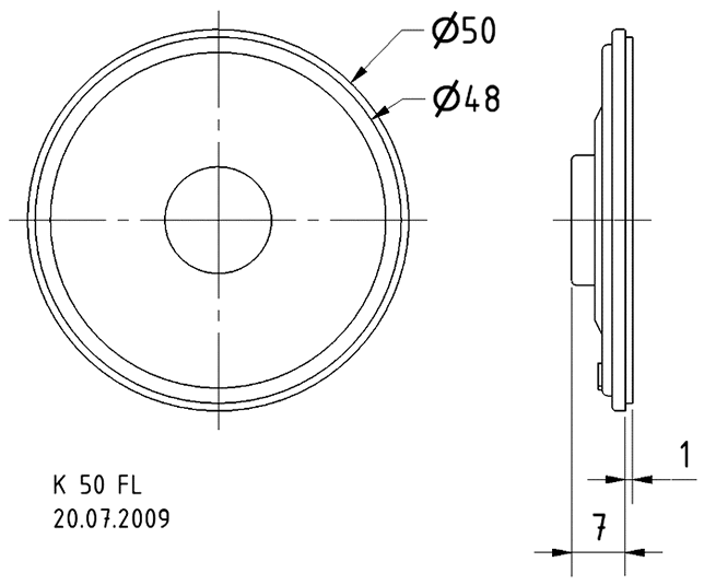 Loudspeaker Driver Dimensions and Measurements - all dimensions in mm (approx.)