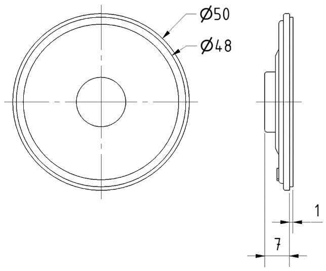 Loudspeaker Driver Dimensions and Measurements - all dimensions in mm (approx.)