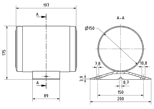 Loudspeaker Driver Dimensions and Measurements - all dimensions in mm (approx.)