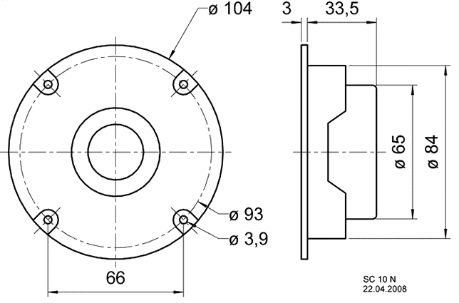 Loudspeaker Driver Dimensions and Measurements - all dimensions in mm (approx.)