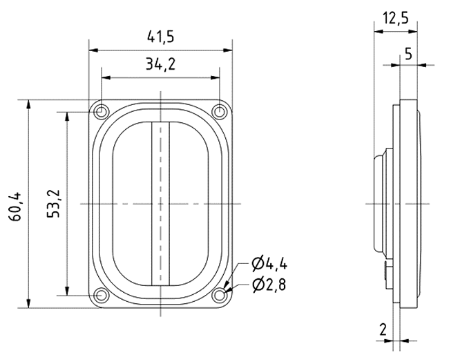 Loudspeaker Driver Dimensions and Measurements - all dimensions in mm (approx.)