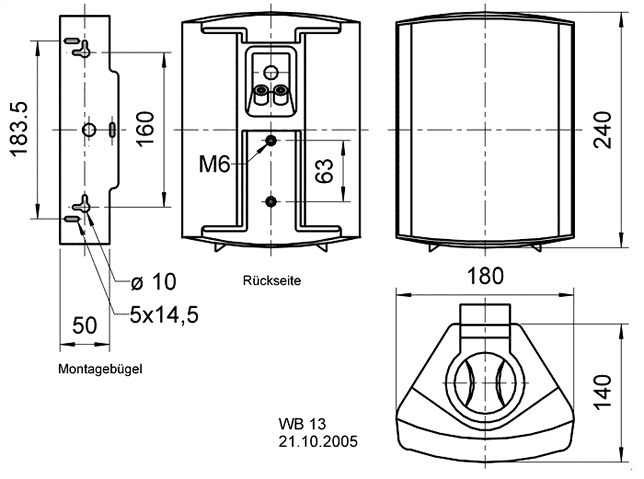 Loudspeaker Driver Dimensions and Measurements - all dimensions in mm (approx.)