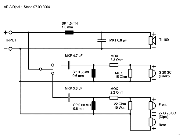Speaker Kit Crossover Circuit 