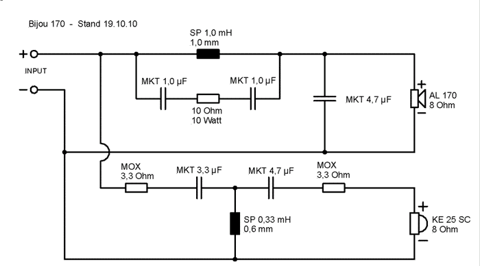 Speaker Kit Crossover Circuit