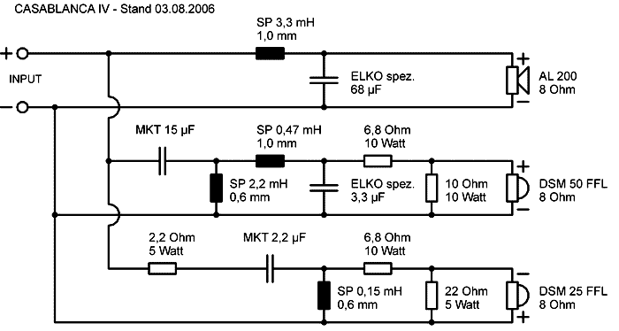 Speaker Kit Crossover Circuit