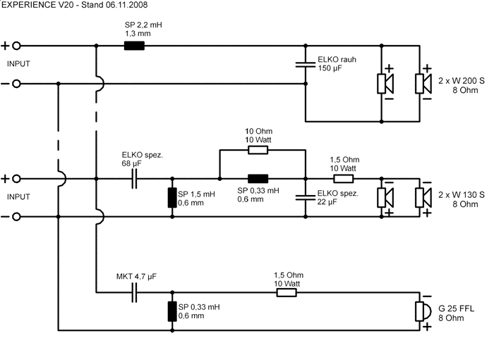 Speaker Kit Crossover Circuit