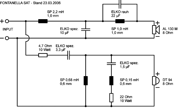 Speaker Kit Crossover Circuit