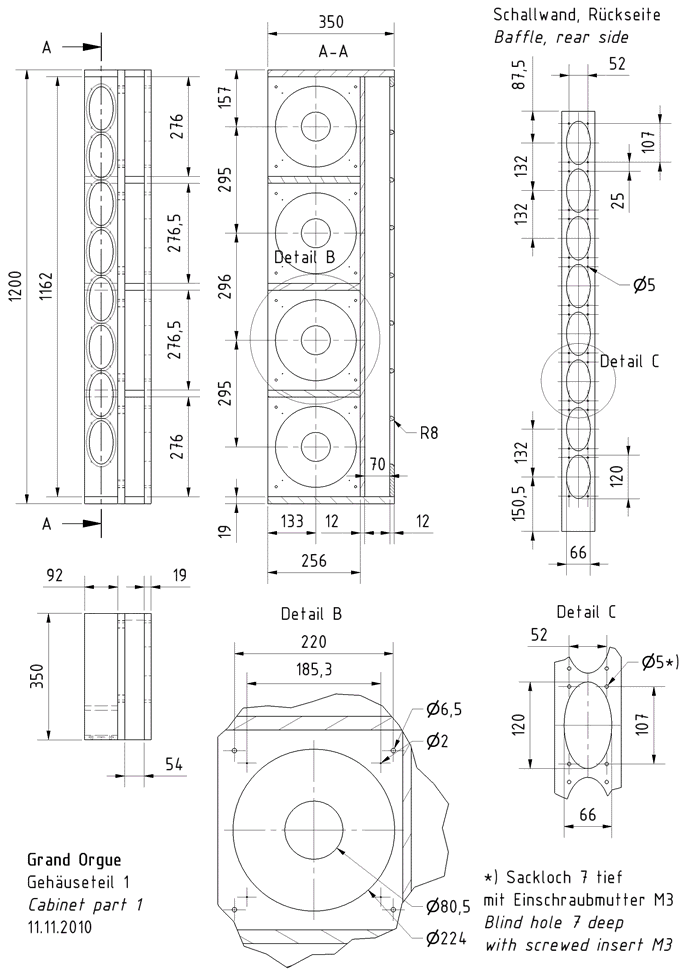 Grand Orgue Speaker Kit