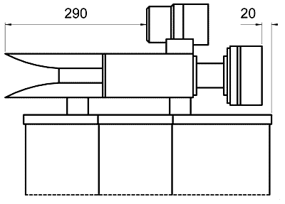 Monitior 890 MK III horn position