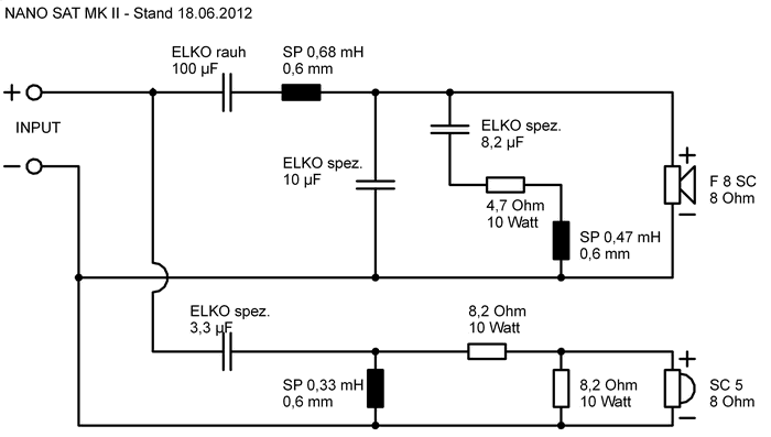 Speaker Kit Crossover Circuit