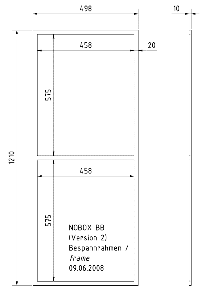 NoBox BB Version 2 Spaker Kit Sketch