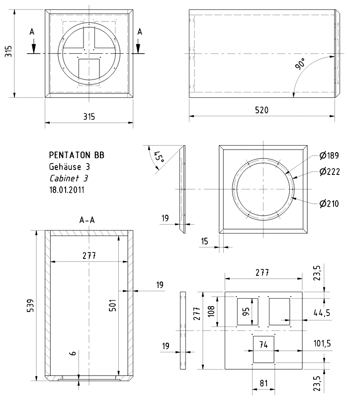 Pentataton BB Speaker Kit 