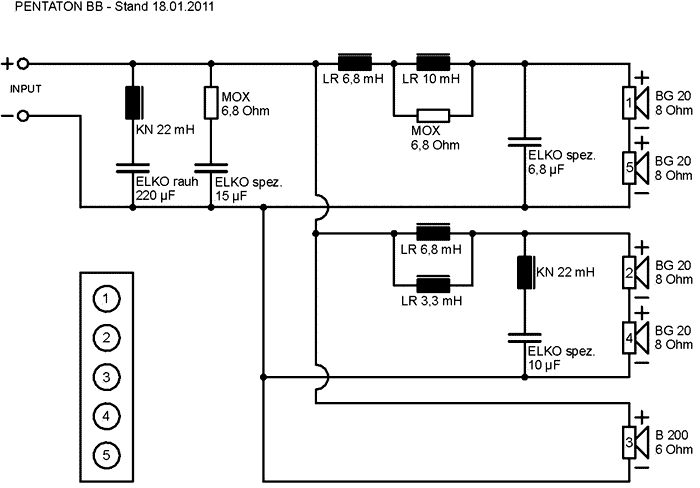 Speaker Kit Crossover Circuit