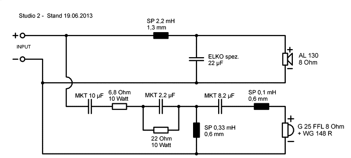 Speaker Kit Crossover Circuit