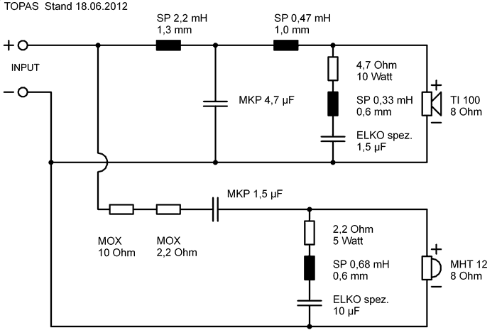 Speaker Kit Crossover Circuit