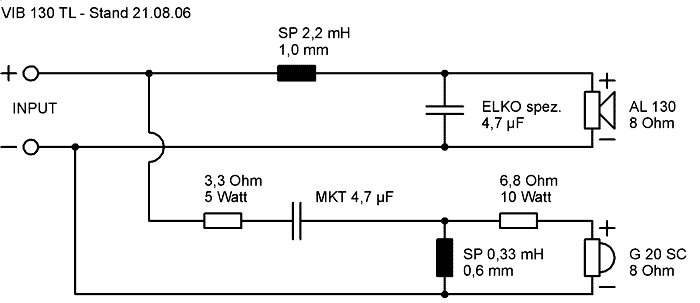 Speaker Kit Crossover Circuit