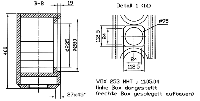 Visaton Speaker KIT Vox 253 MHT