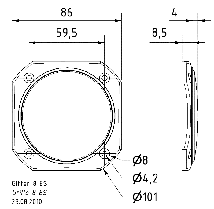 Dimensions and Measurements - all dimensions in mm (approx.)