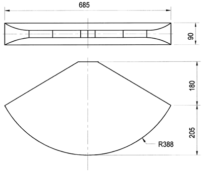 Dimensions and Measurements - all dimensions in mm (approx.)