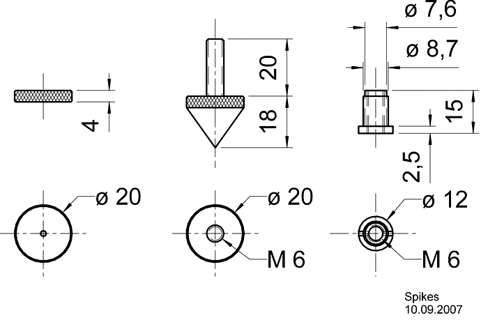 Dimensions and Measurements - all dimensions in mm (approx.)