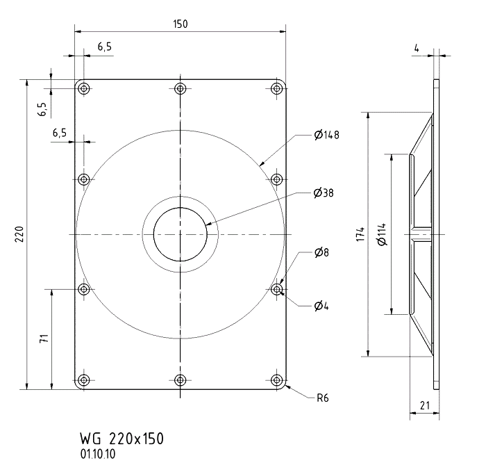 Dimensions and Measurements - all dimensions in mm (approx.)