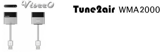 ViseeO tune2Air WMA-2000 with USB connection.