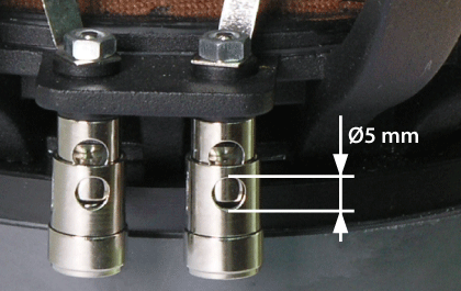 Loudspeaker Driver Terminal Dimensions and Measurements - all dimensions in mm (approx.)